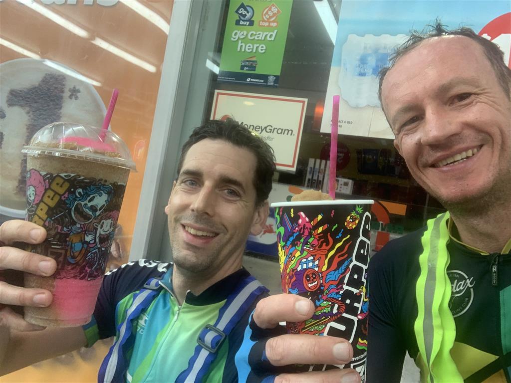 No beers but a slurpy 