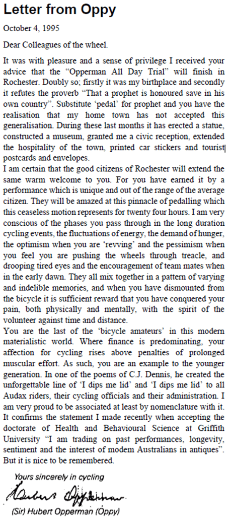 Audax Theme